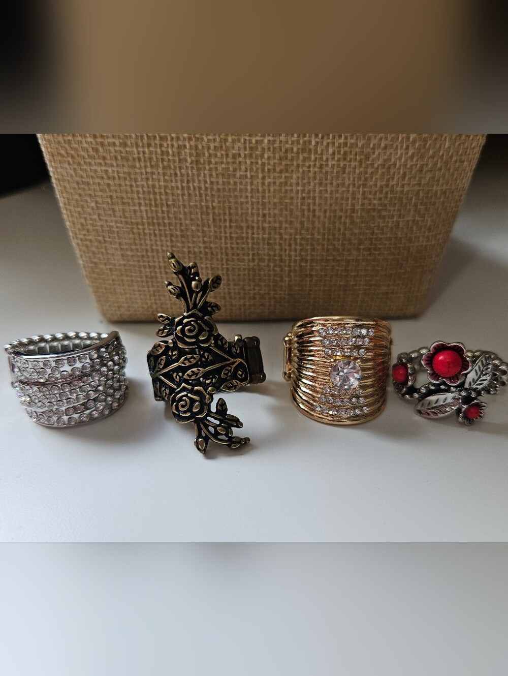Lot Of 4 Paparazzi Jewerly Ring